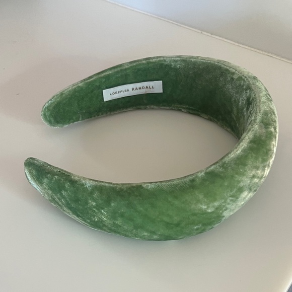Loeffler Randall Accessories - Loeffler Randall Green Velvet headband